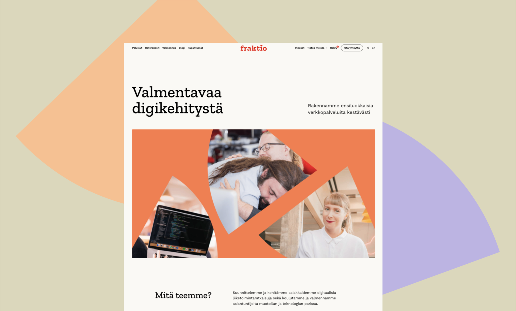 Fraktion HubSpot-verkkosivuston toteutus